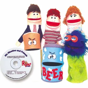 Nicotine and Friends Puppet Set