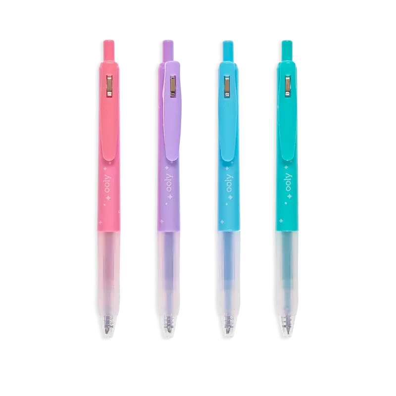 Ooly Oh My Glitter! Retractable Glitter Gel Pens (set of 4)