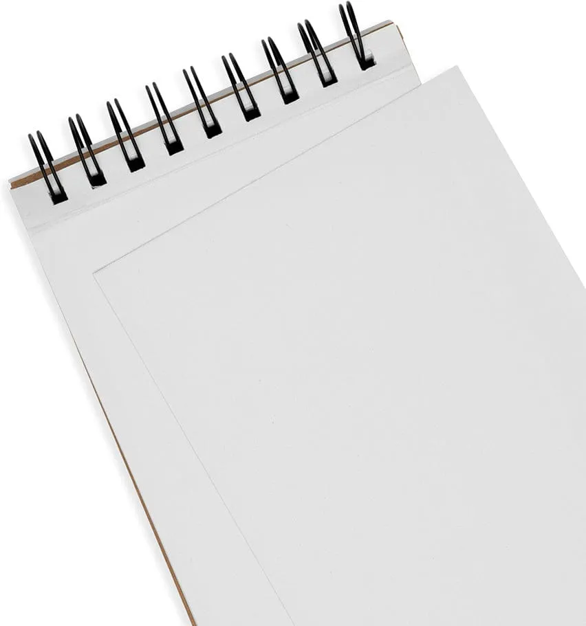 Ooly Small White Paper Sketchbook - Art Supplies for Kids