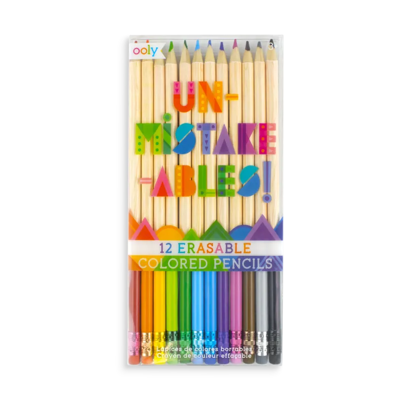 Ooly Unmistakeables Erasables Colored Pencils