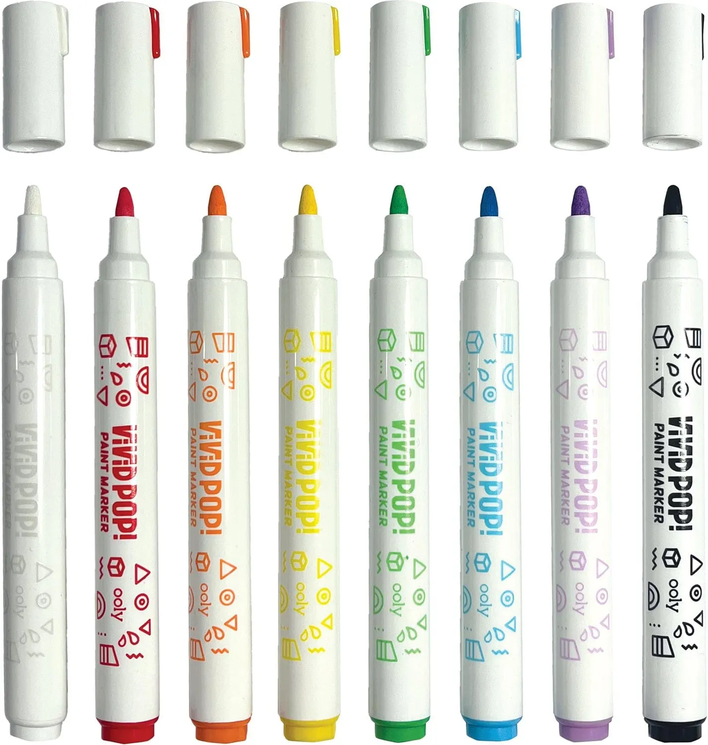 Ooly Vivid Pop Acrylic Paint Markers