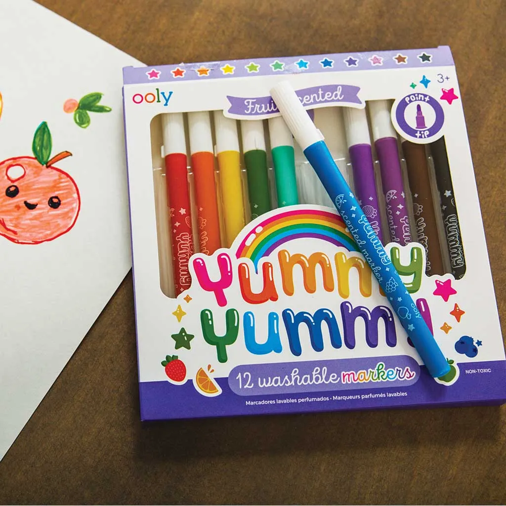 Ooly Yummy Yummy Scented Washable Markers - 12 Pack