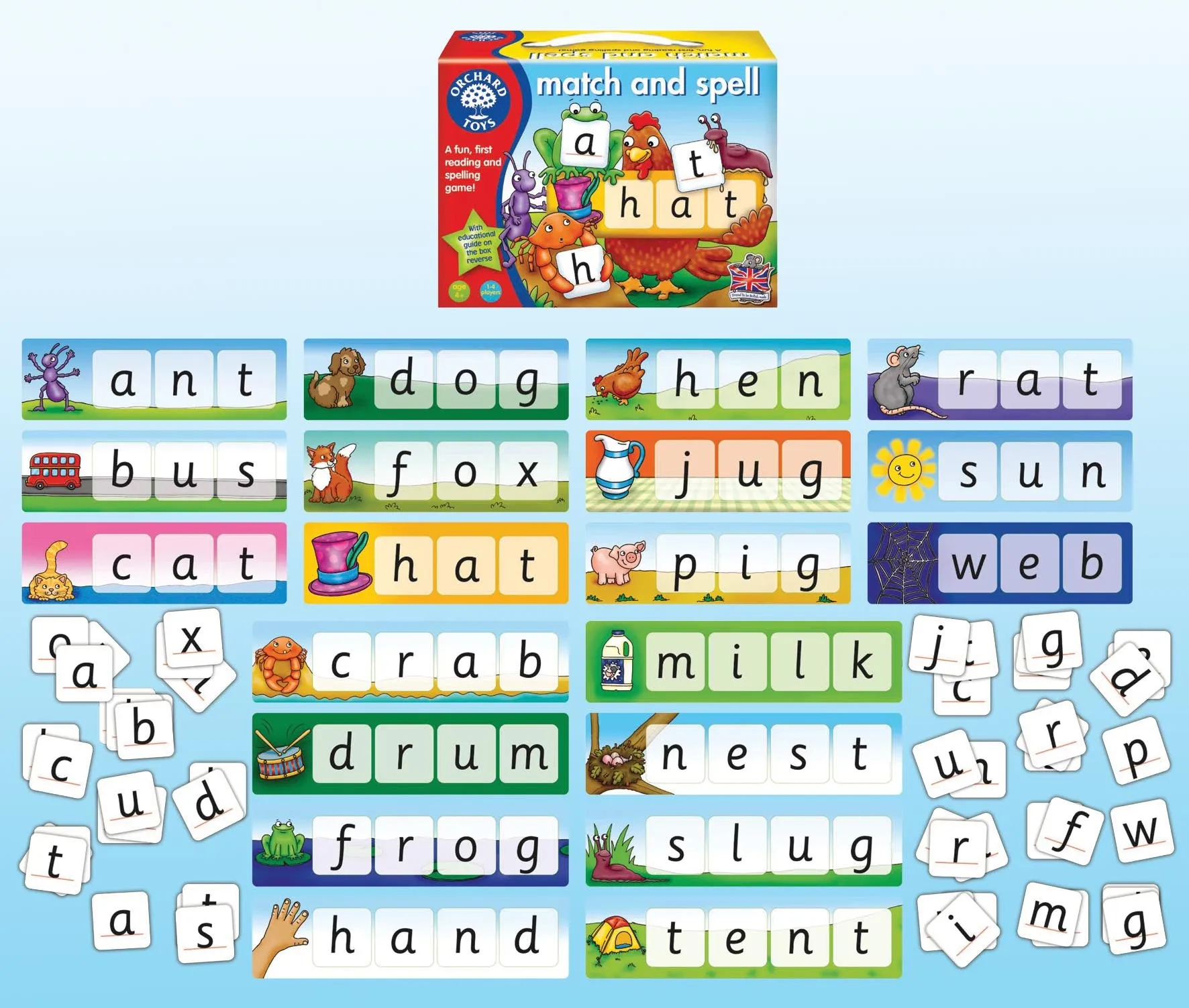 Orchard Toys - Match and Spell Game