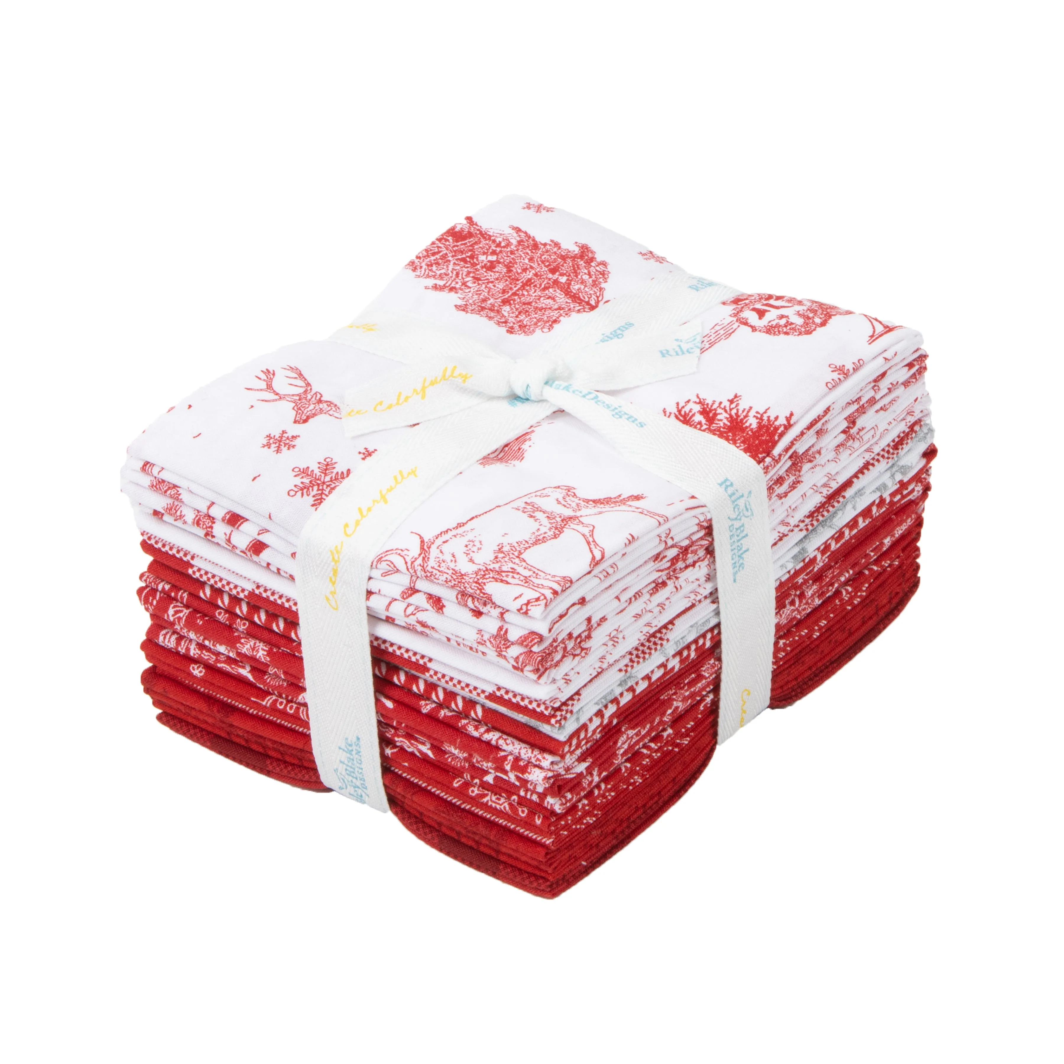 Peace on Earth | Fat Quarter Bundle by My Mind's Eye for Riley Blake | 16 pcs