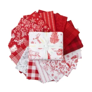 Peace on Earth | Fat Quarter Bundle by My Mind's Eye for Riley Blake | 16 pcs