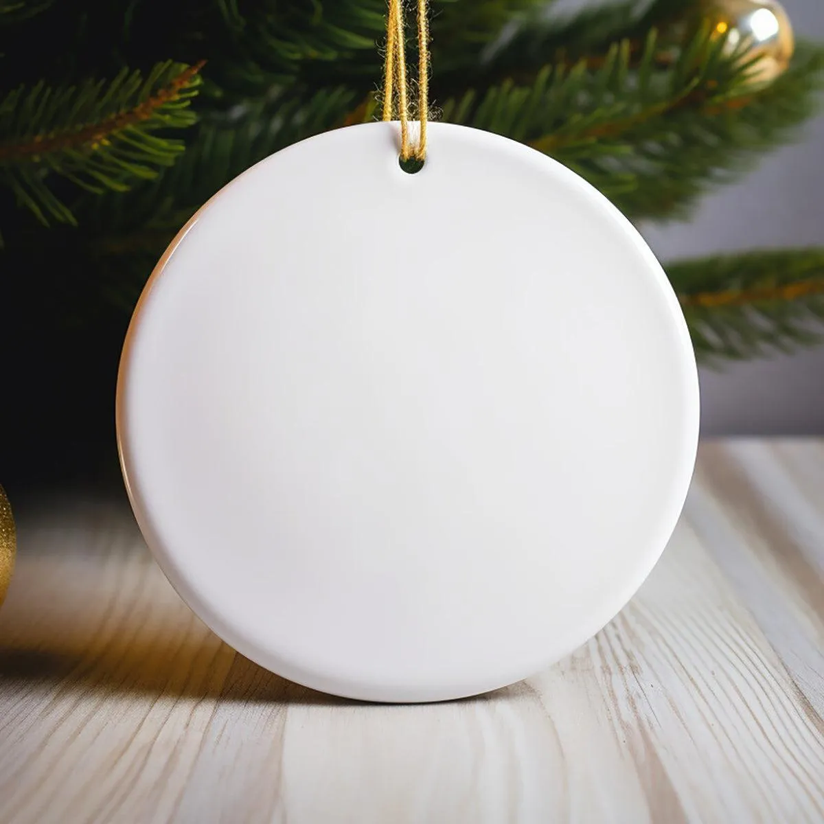 Personalized Santa Vintage Christmas Ornament