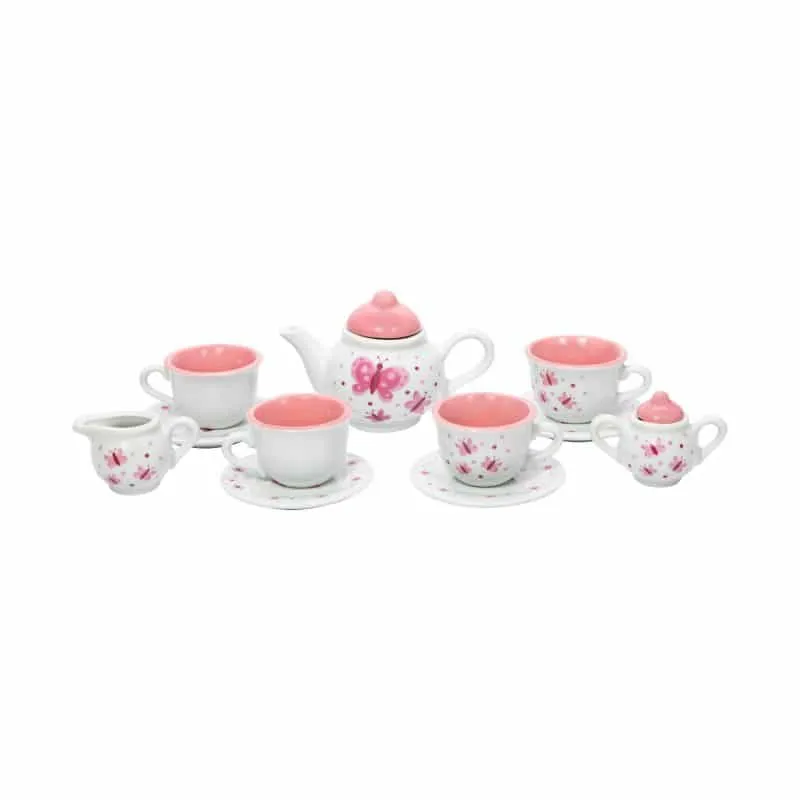 Porcelain Tea Set - Butterfly