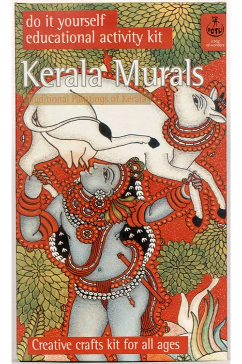 POTLI DIY Educational Colouring Kit (Kerala Mural Painting ) For Young Artists 10 Years  