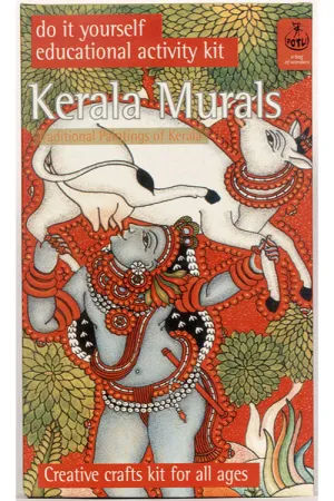 POTLI DIY Educational Colouring Kit (Kerala Mural Painting ) For Young Artists 10 Years  