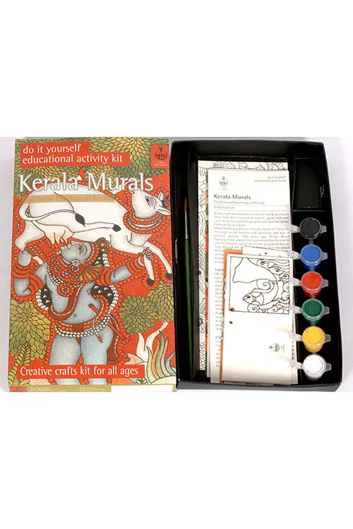 POTLI DIY Educational Colouring Kit (Kerala Mural Painting ) For Young Artists 10 Years  