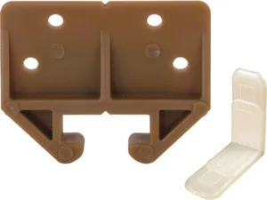 Prime-Line R 7084 Drawer Track Guide Kit, Plastic, Brown :CD: QUANTITY: 1