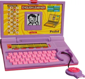 Purple English Learner Kids Laptop 20 Activities PurplePink