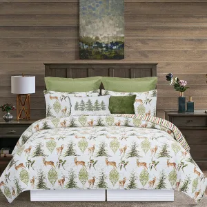 Reindeer Tracks Quilt Set