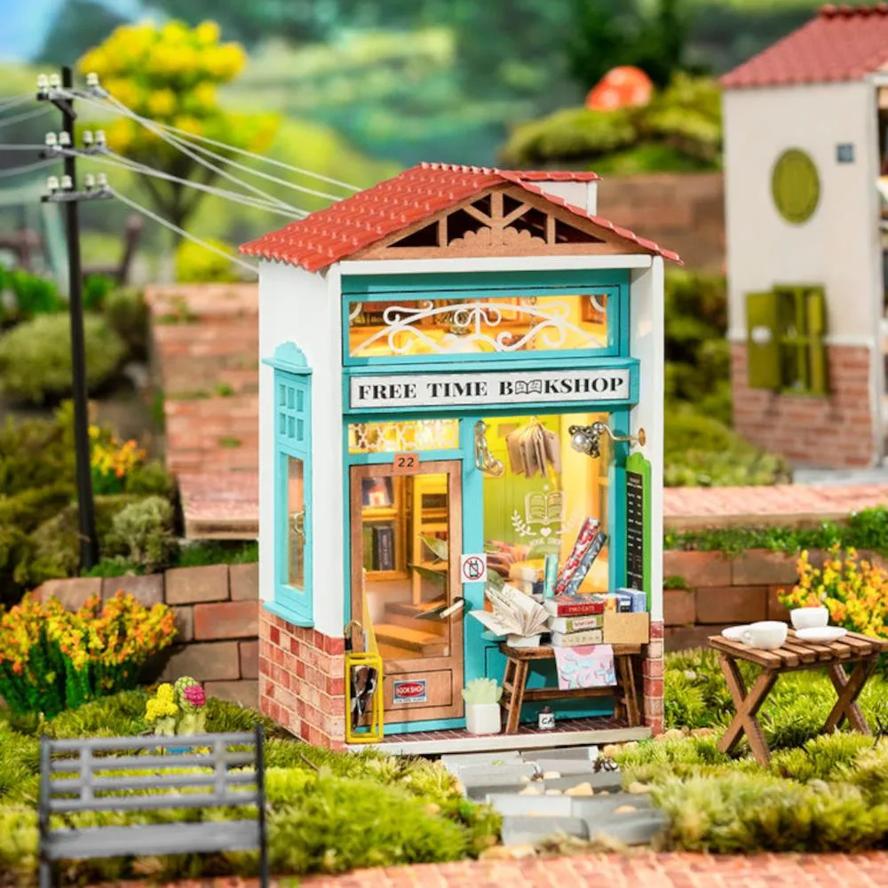Robotime Rolife DIY Mini Model Kit - Free Time Bookshop