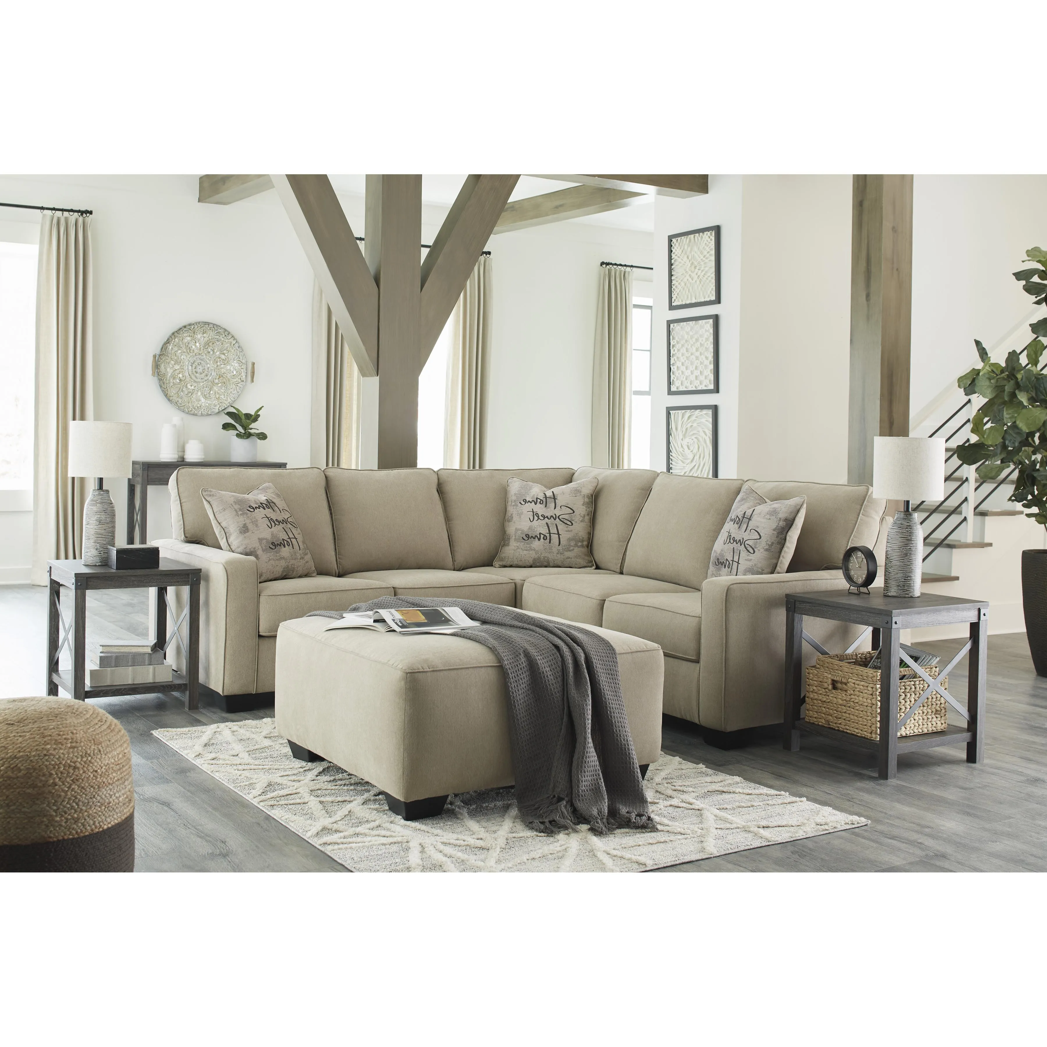 Signature Design by Ashley Lucina Fabric 2 pc Sectional 5900656/5900666