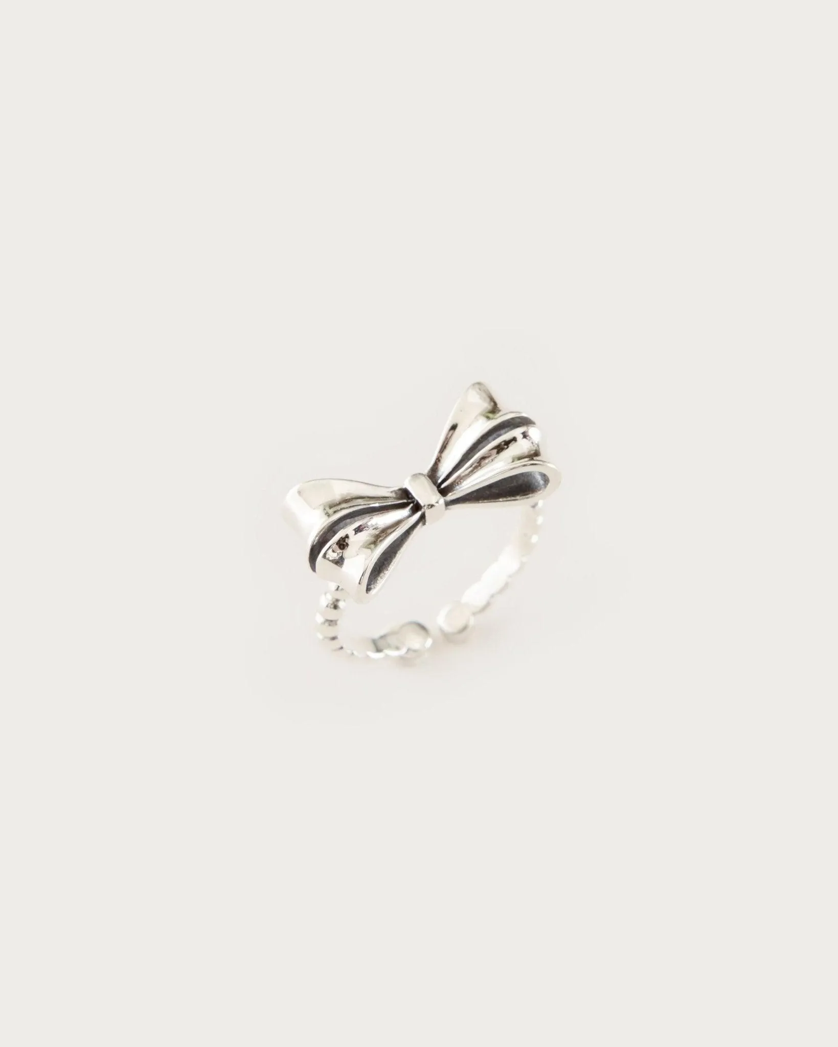 Silver Bow Ring