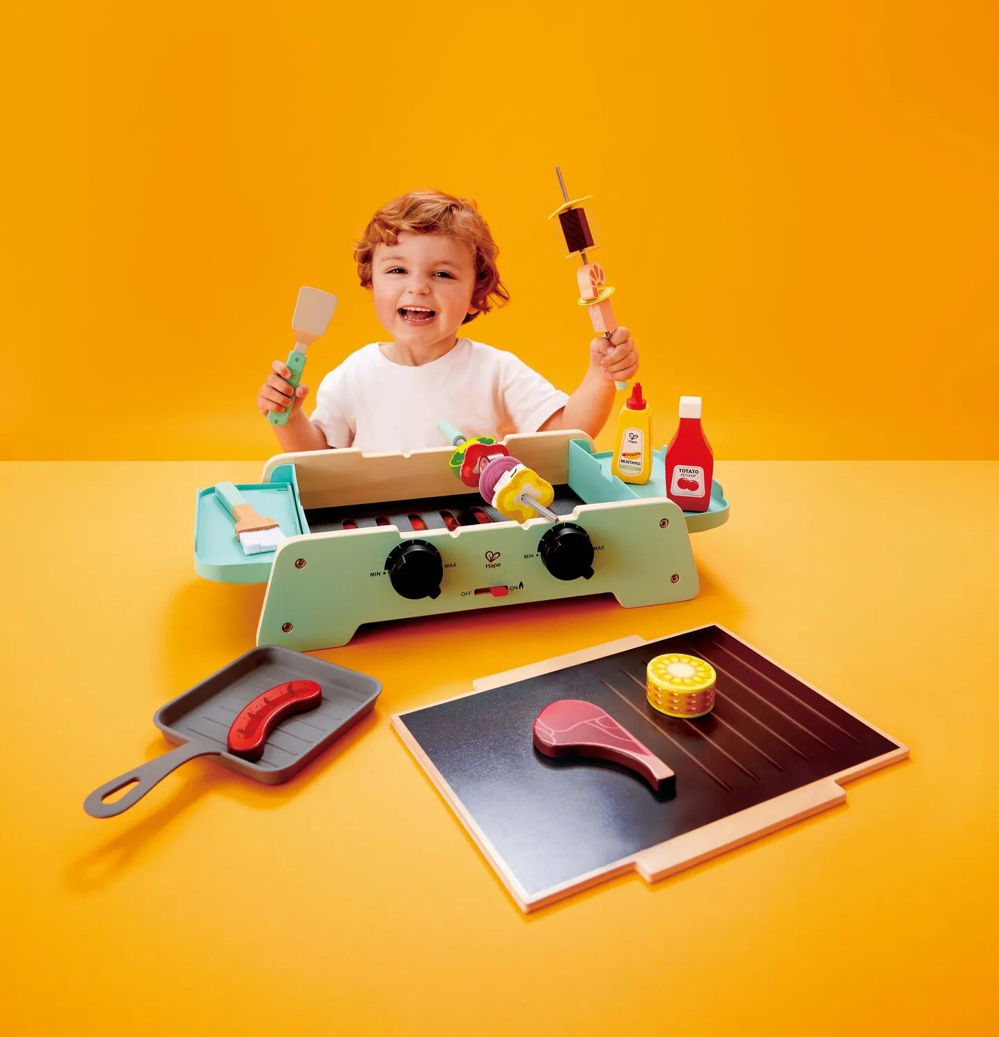 Sizzling Griddle & Grill BBQ Set