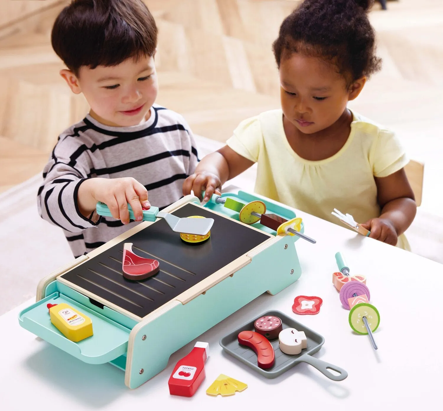 Sizzling Griddle & Grill BBQ Set