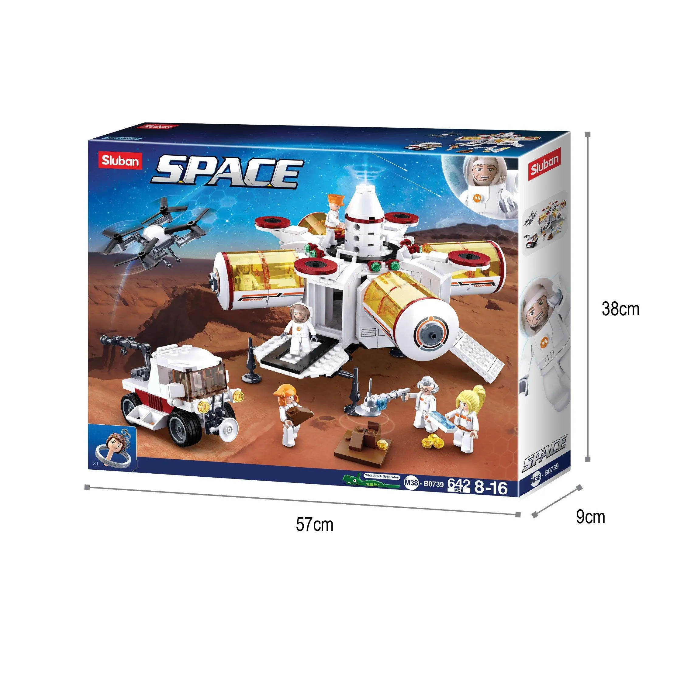 Sluban Space Base, Building Blocks For Ages 6 