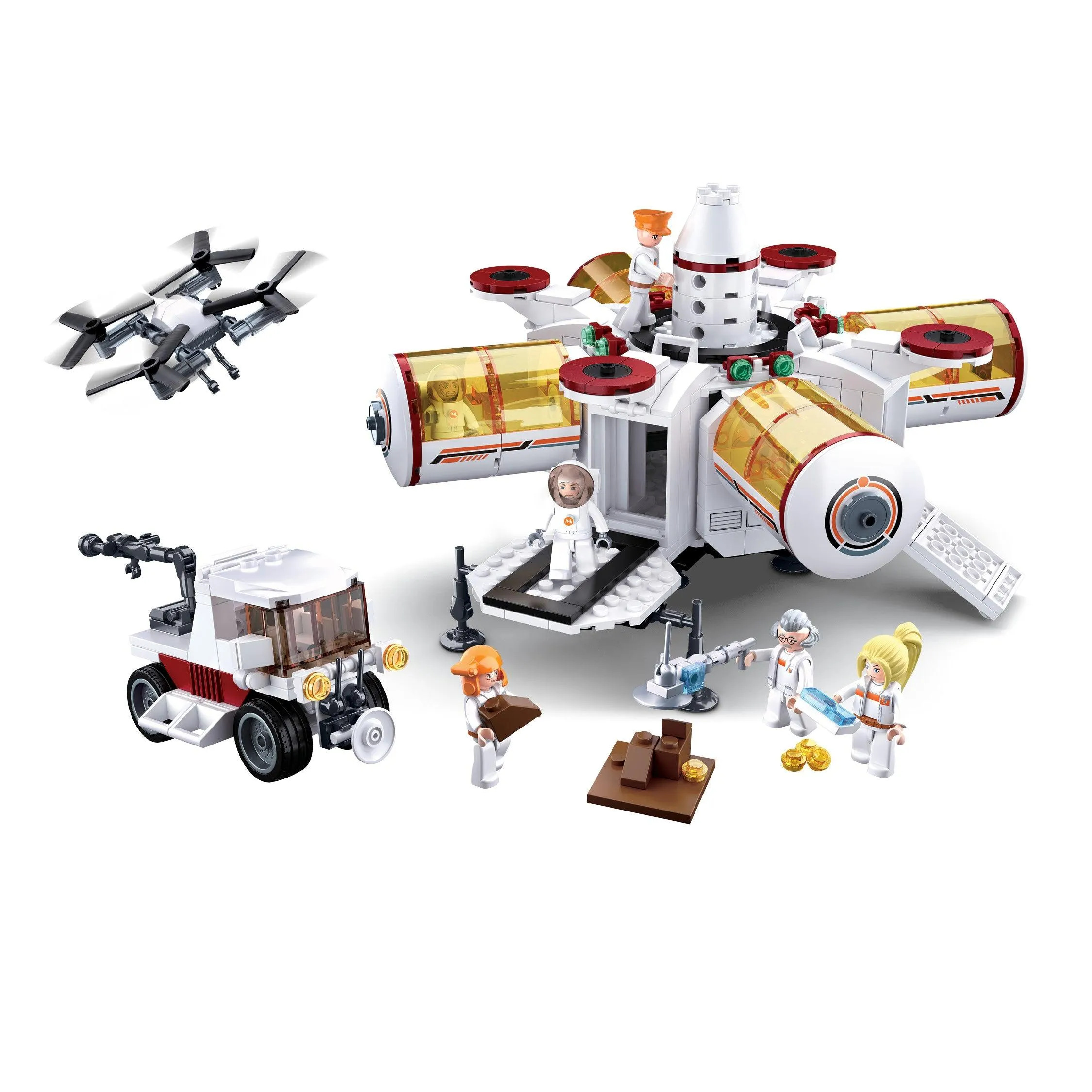 Sluban Space Base, Building Blocks For Ages 6 