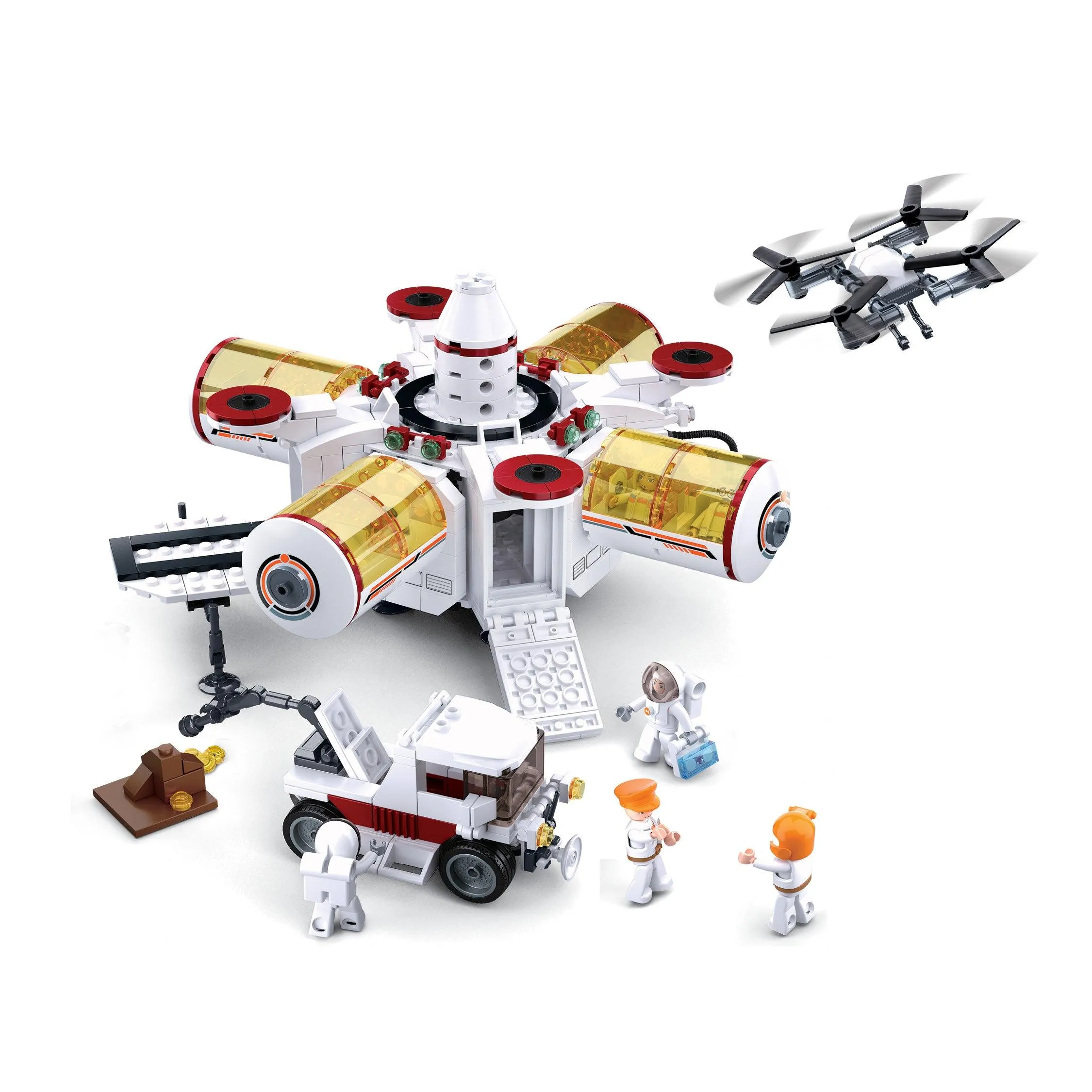 Sluban Space Base, Building Blocks For Ages 6 
