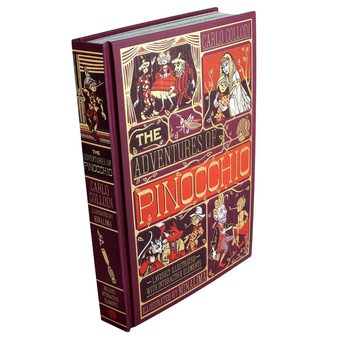 The Adventures of Pinocchio (Illustrated with Interactive Elements)