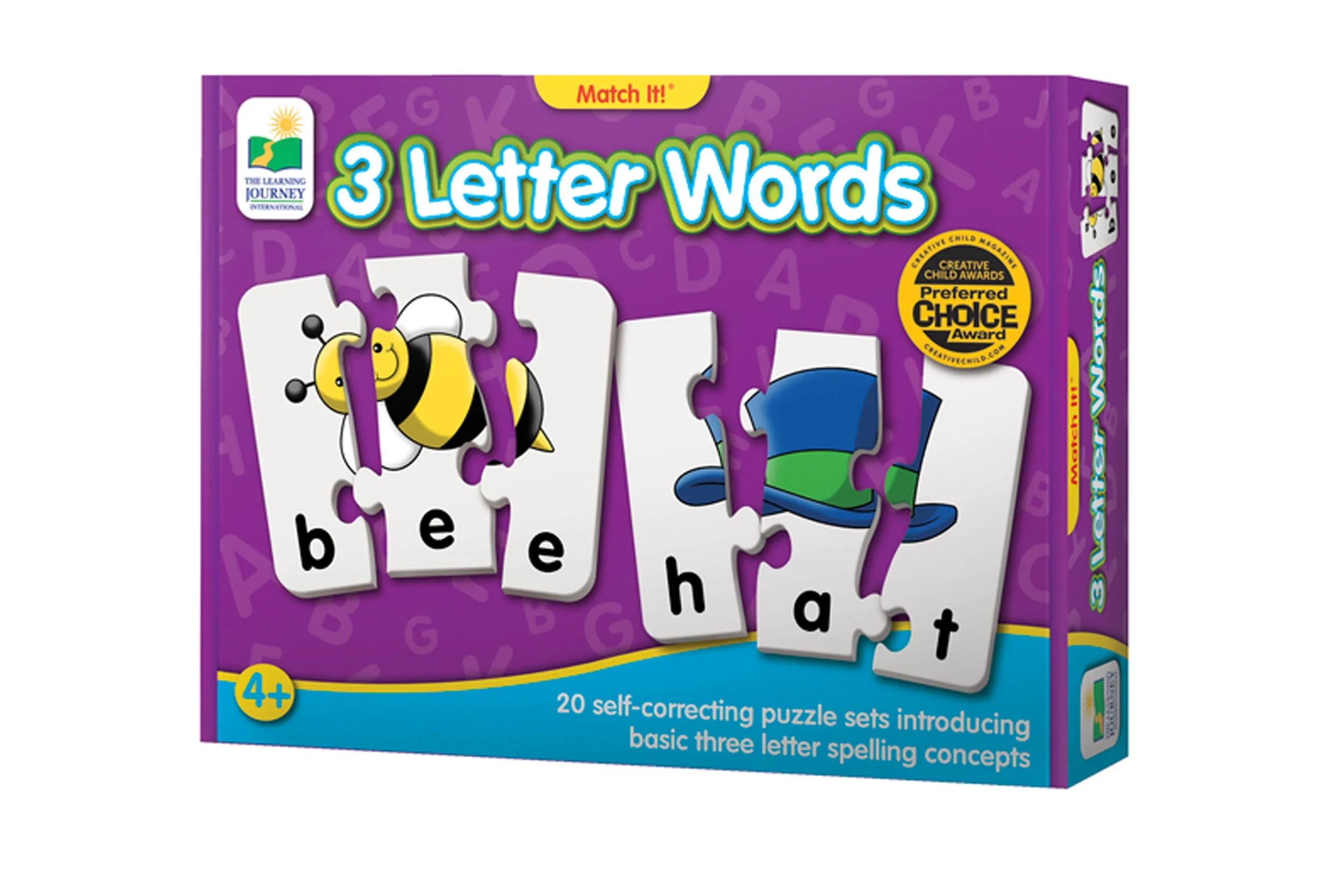 The Learning Journey Match It! - 3 Letter Words
