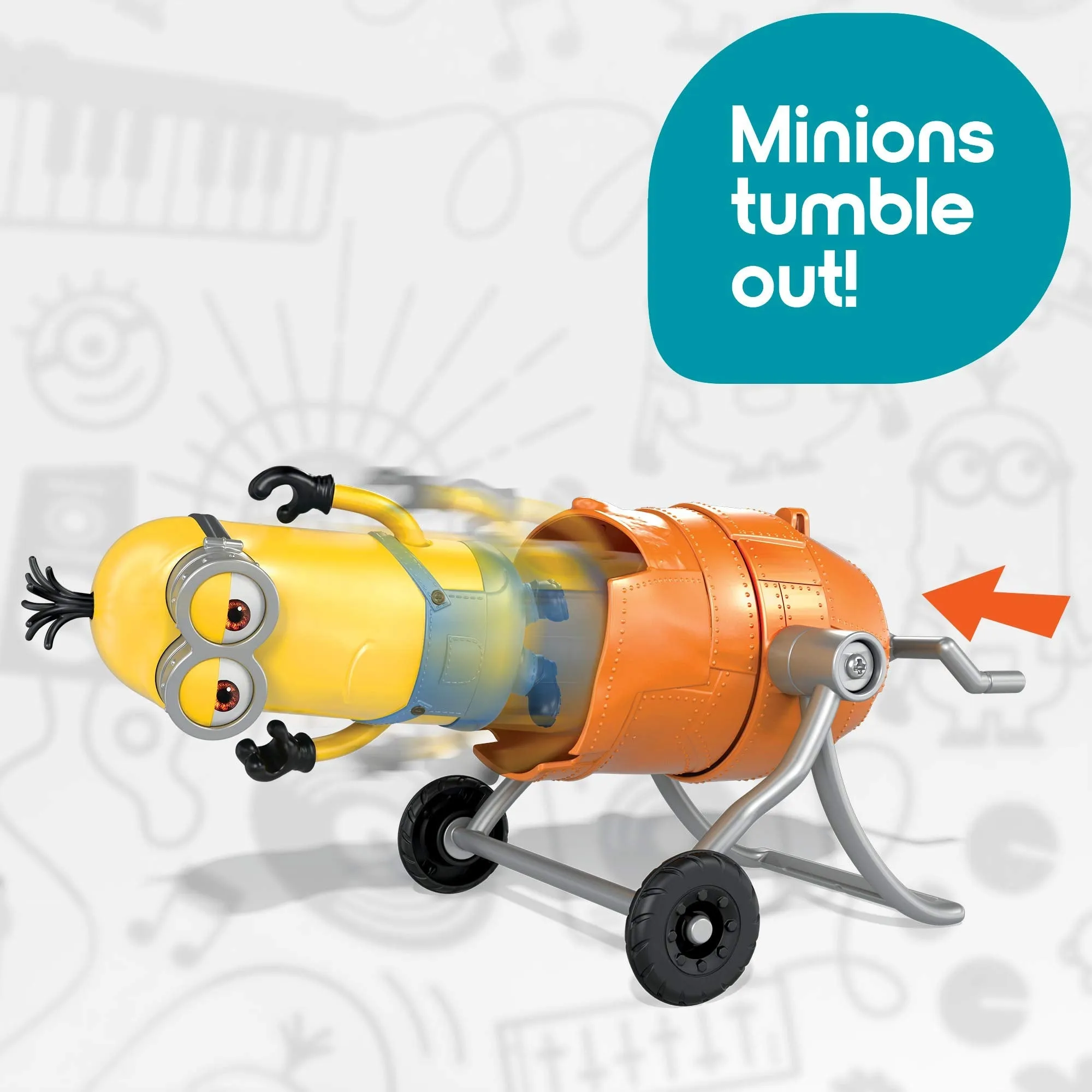 The Rise Of Gru Movie Moments Mixed Up Minions Construction Set Toy