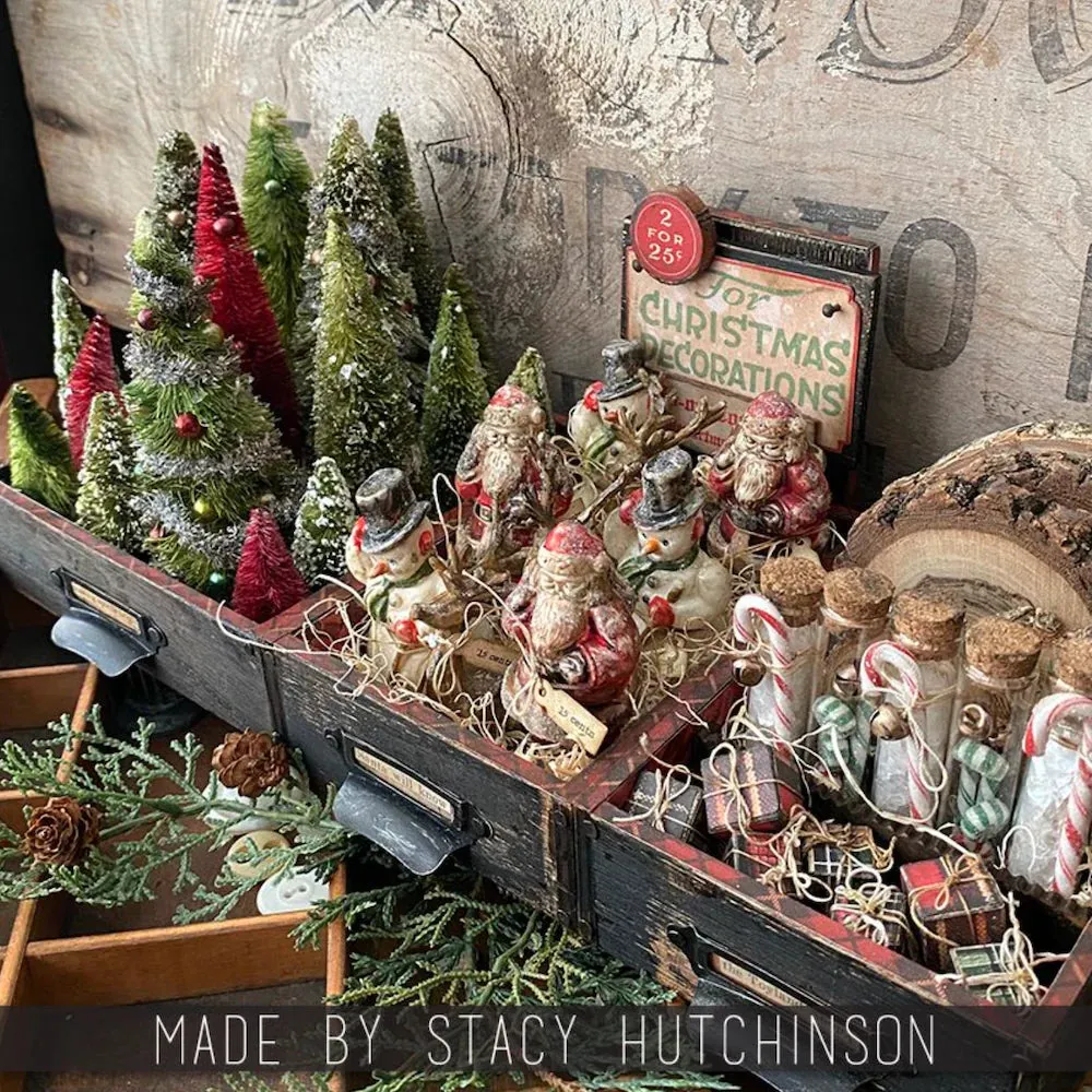 Tim Holtz idea-ology 2024 Christmas Layers and Paper Dolls