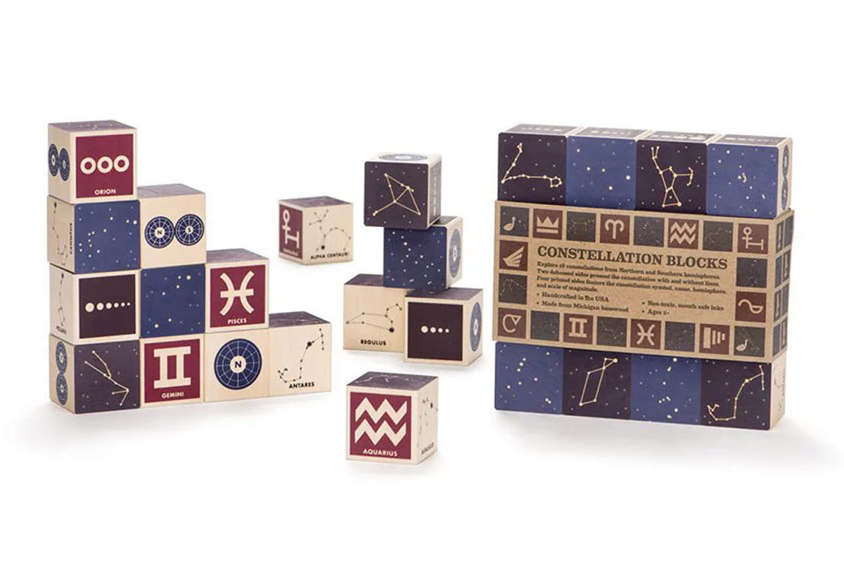Uncle Goose Wooden Constellation Toy Blocks