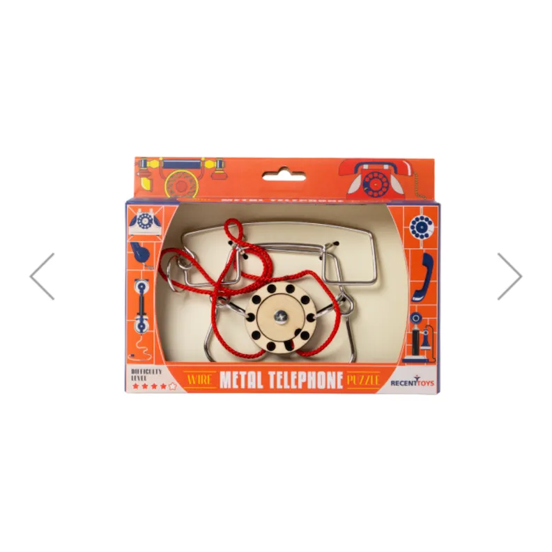 Wire Metal Telephone Puzzle