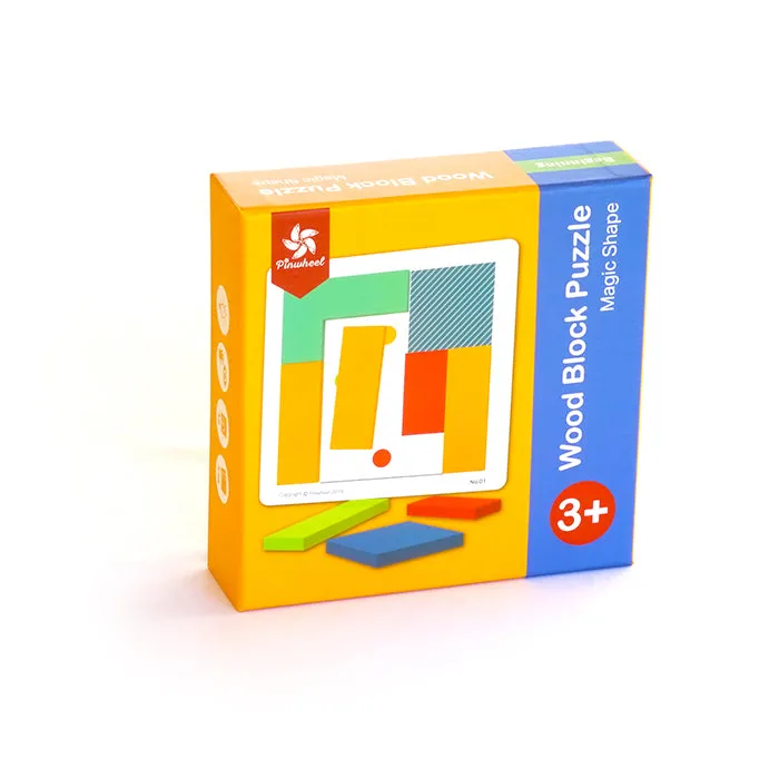 Wood Block Logical Puzzle Level 0-3-Mathematics toys