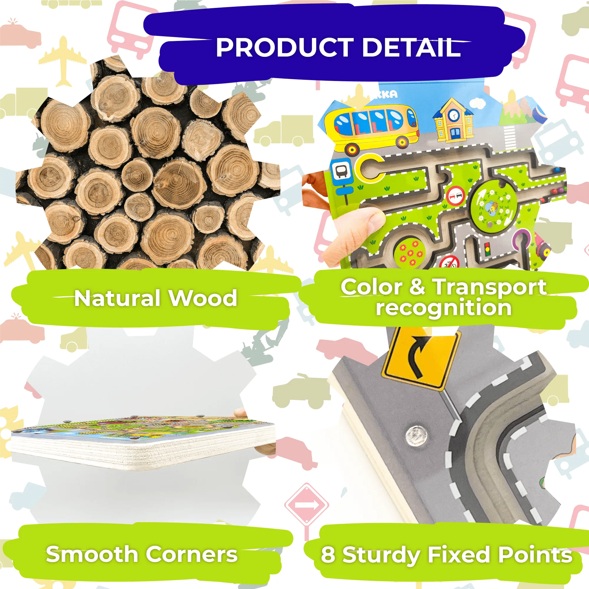 Wood Maze Games for Kids | VER.2 Improved
